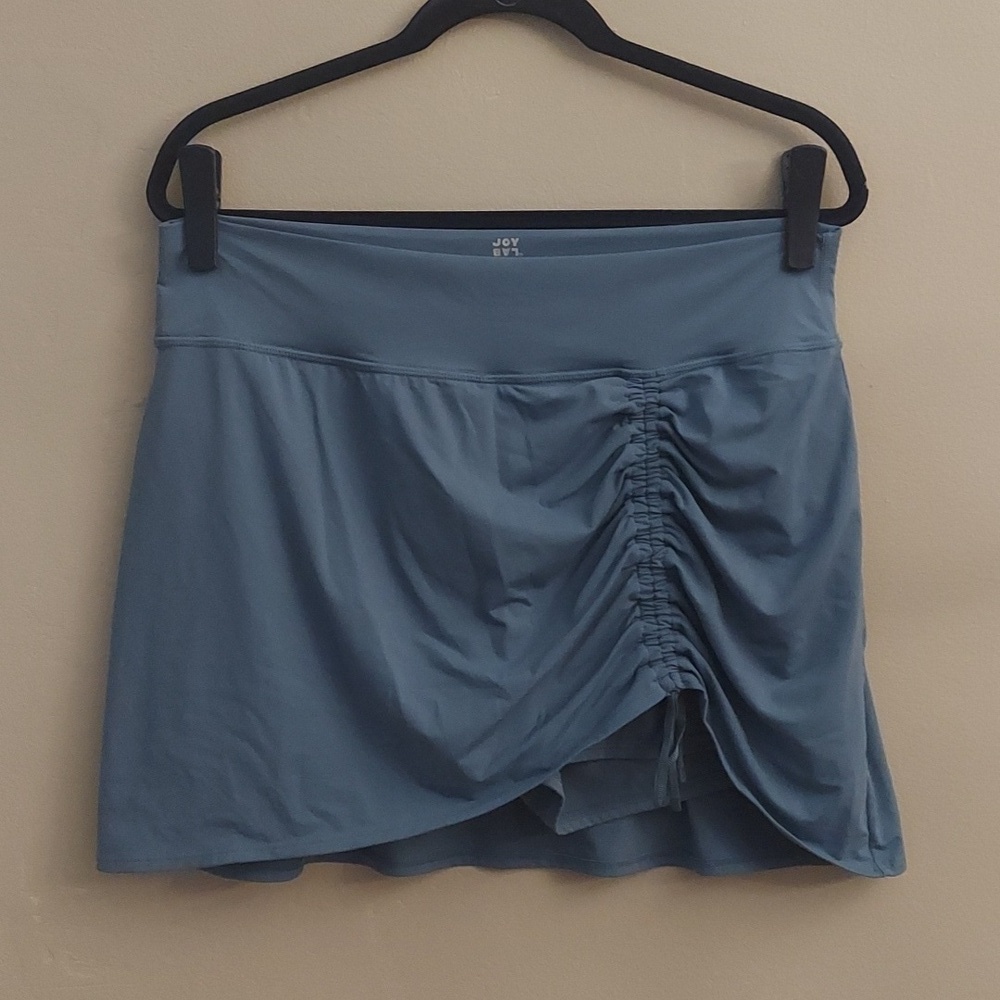 JOYLAB Target Blue Activewear Side- Ruched Skort - Picture 2 of 11